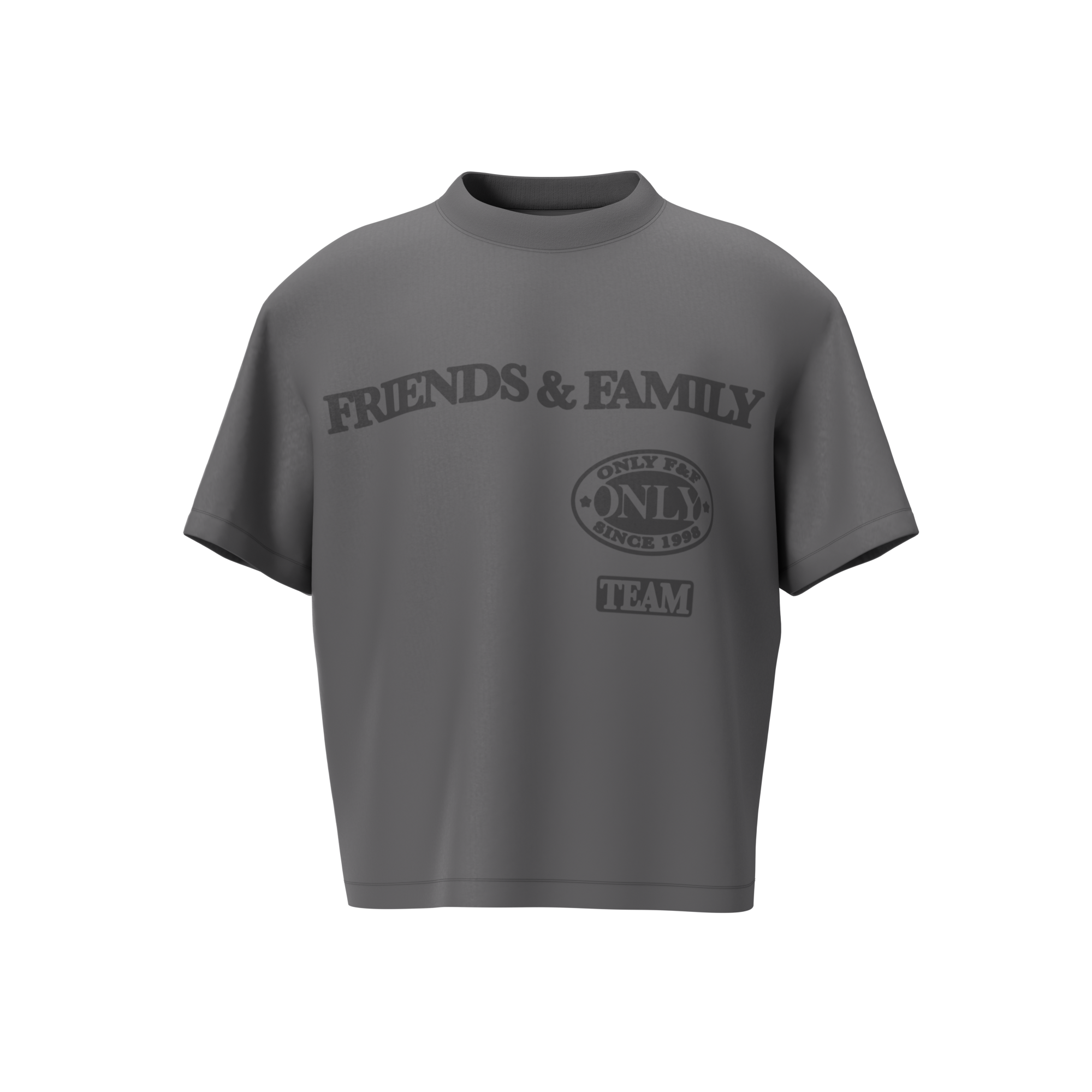 #8 Friends & Family Tee (GreyIsh)